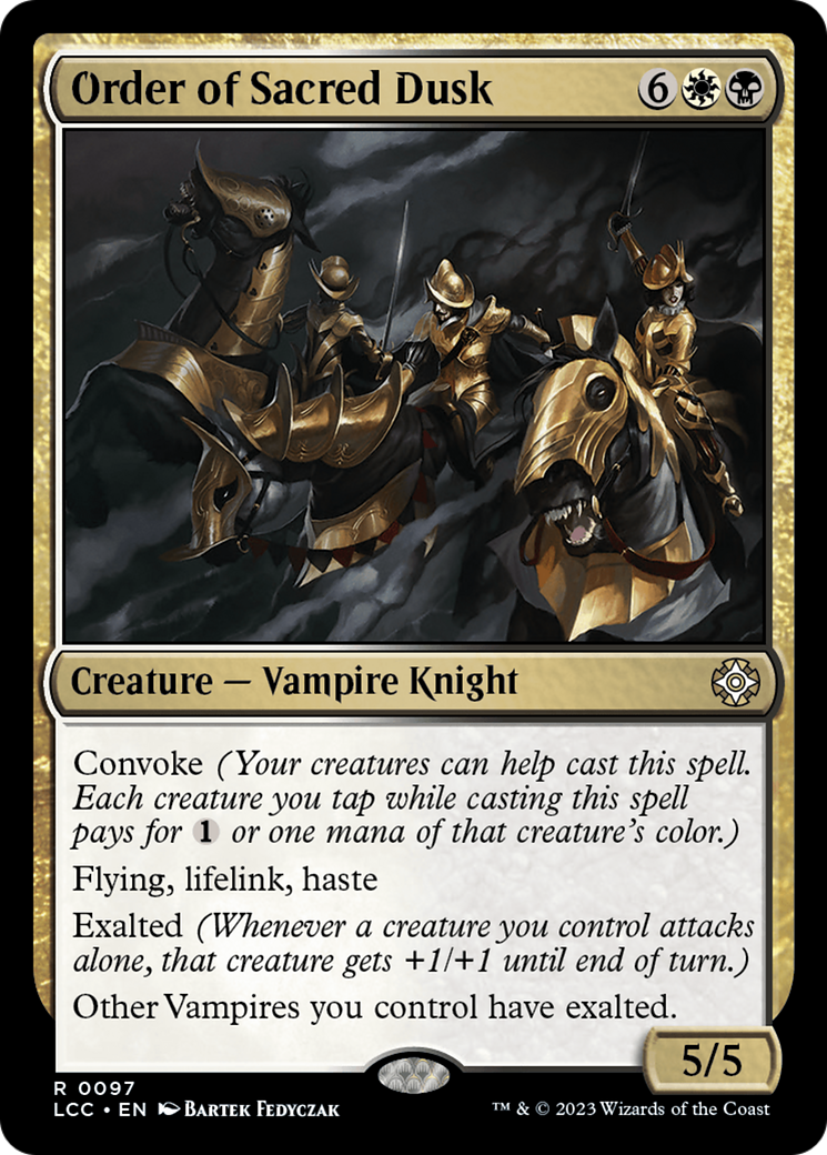Order of Sacred Dusk (LCC-097) [The Lost Caverns of Ixalan Commander]