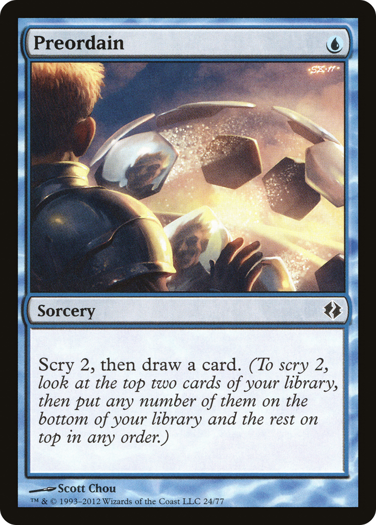 Preordain (DDI-024) [Duel Decks: Venser vs. Koth]