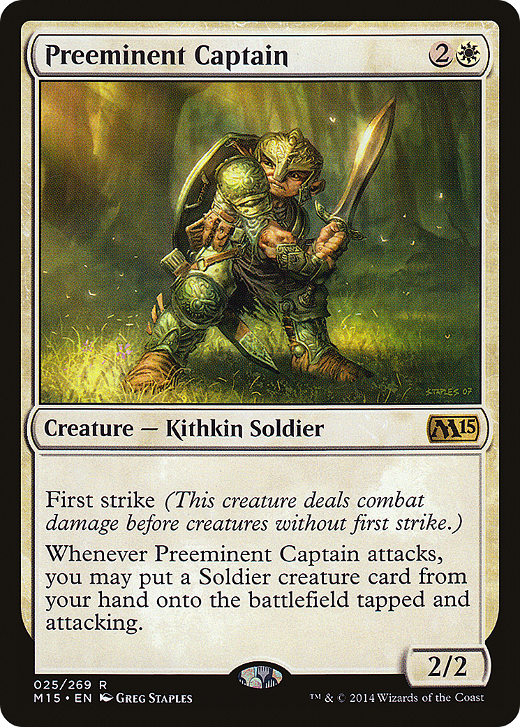 Preeminent Captain (M15-025) [Magic 2015]