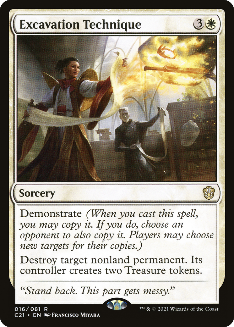 Excavation Technique (C21-016) [Commander 2021]