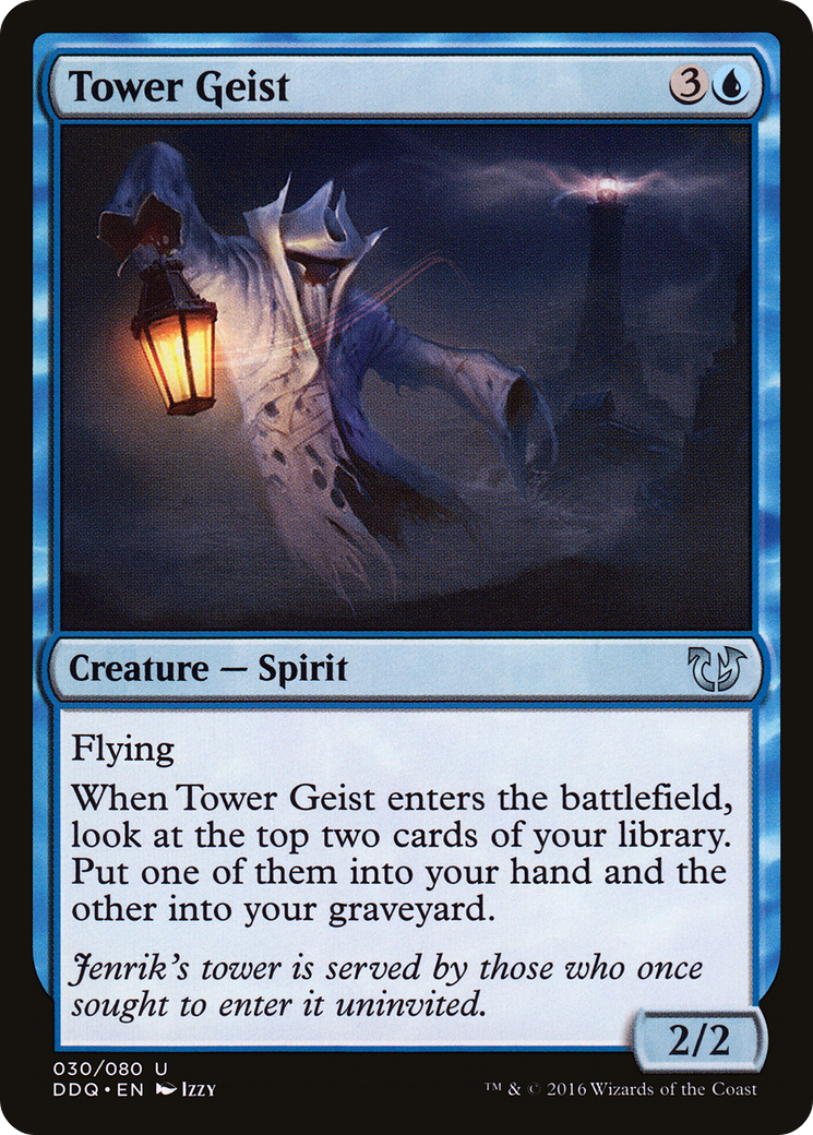 Tower Geist (DDQ-030) [Duel Decks: Blessed vs. Cursed]