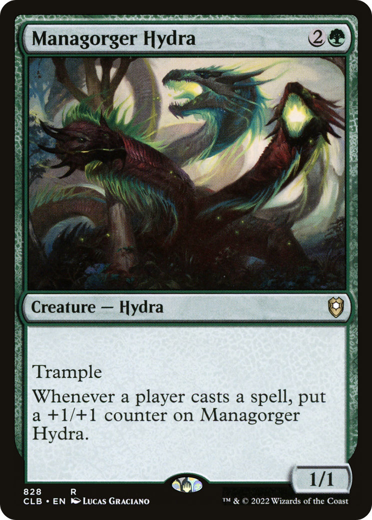 Managorger Hydra (CLB-828) [Commander Legends: Battle for Baldur's Gate]