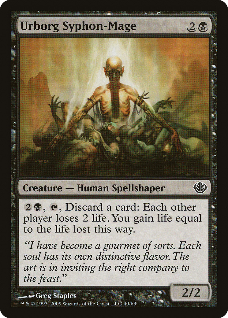 Urborg Syphon-Mage (DDD-040) [Duel Decks: Garruk vs. Liliana]
