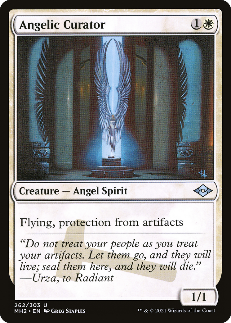 Angelic Curator (MH2-262) [Modern Horizons 2] Etched Foil