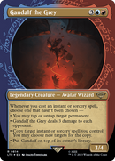Gandalf the Grey (LTR-814) [The Lord of the Rings: Tales of Middle-earth]: (Showcase) (Borderless) Foil