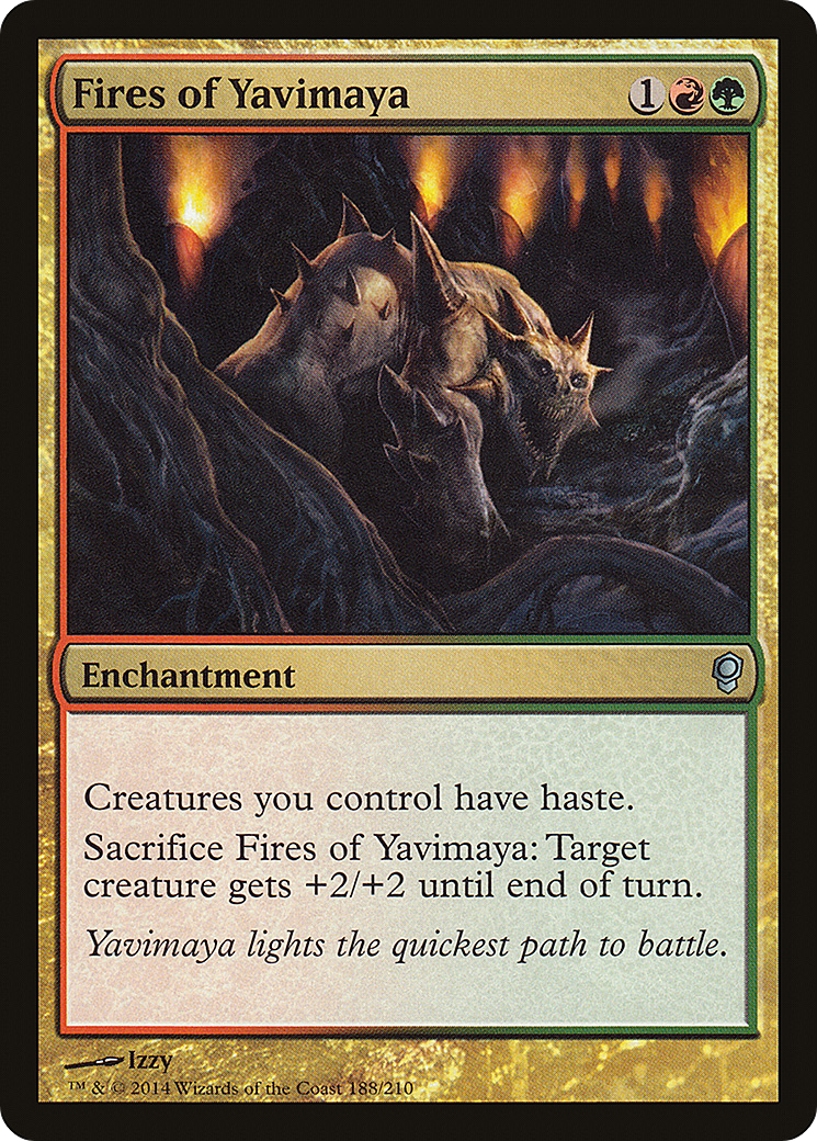 Fires of Yavimaya (CNS-188) [Conspiracy] Foil