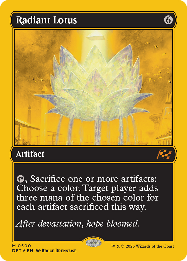 Radiant Lotus (DFT-500) [Aetherdrift] Foil