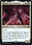 Ziatora, the Incinerator (PRE-231) [Streets of New Capenna Promos] Foil
