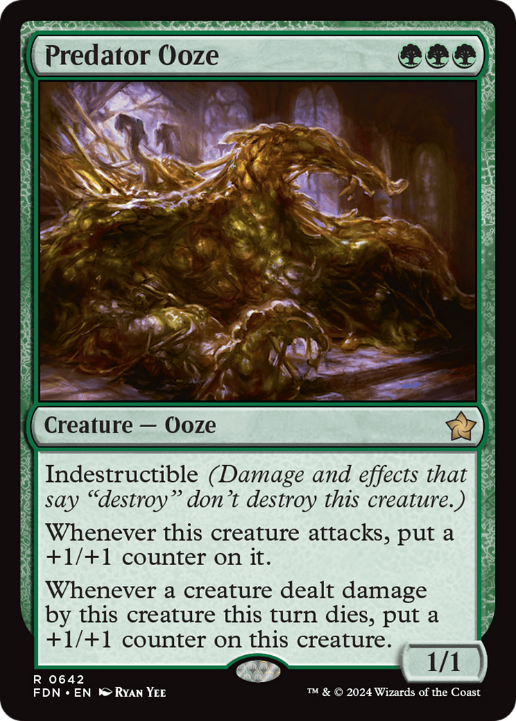 Predator Ooze (FDN-642) [Foundations]