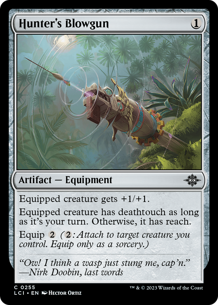 Hunter's Blowgun (LCI-255) [The Lost Caverns of Ixalan] Foil