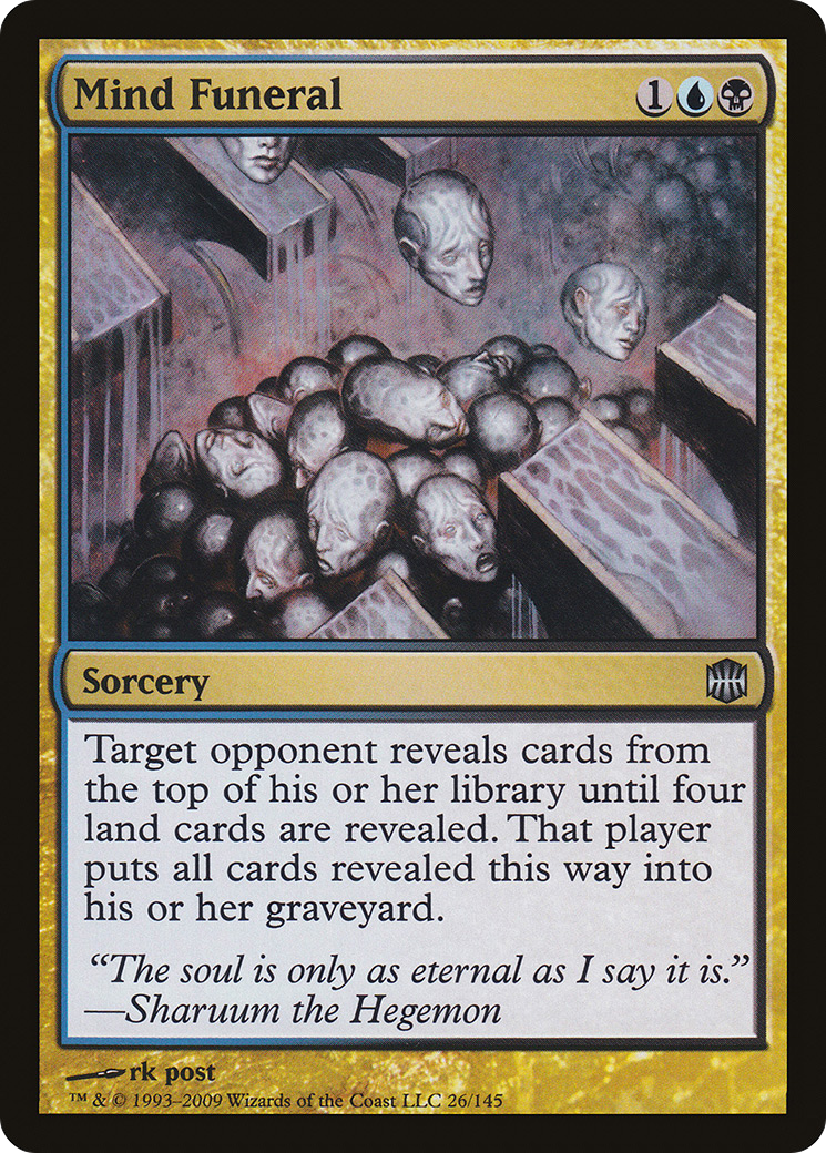Mind Funeral (ARB-026) [Alara Reborn] Foil