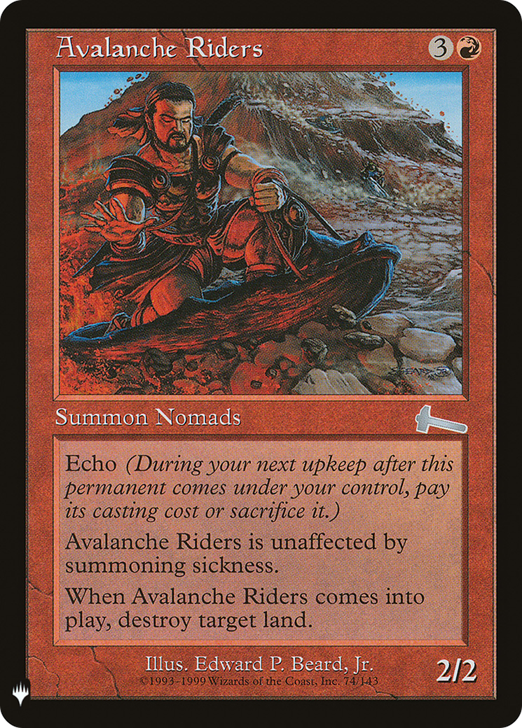 Avalanche Riders (LIST-ULG-74) [The List]