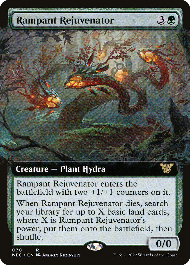 Rampant Rejuvenator (Extended Art) (NEC-070) [Neon Dynasty Commander]
