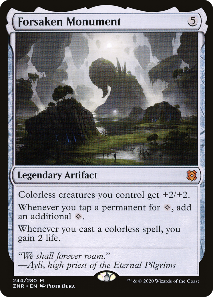 Forsaken Monument (ZNR-244) [Zendikar Rising]