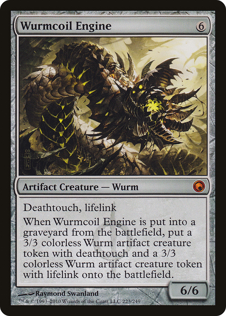 Wurmcoil Engine (SOM-223) [Scars of Mirrodin] Foil