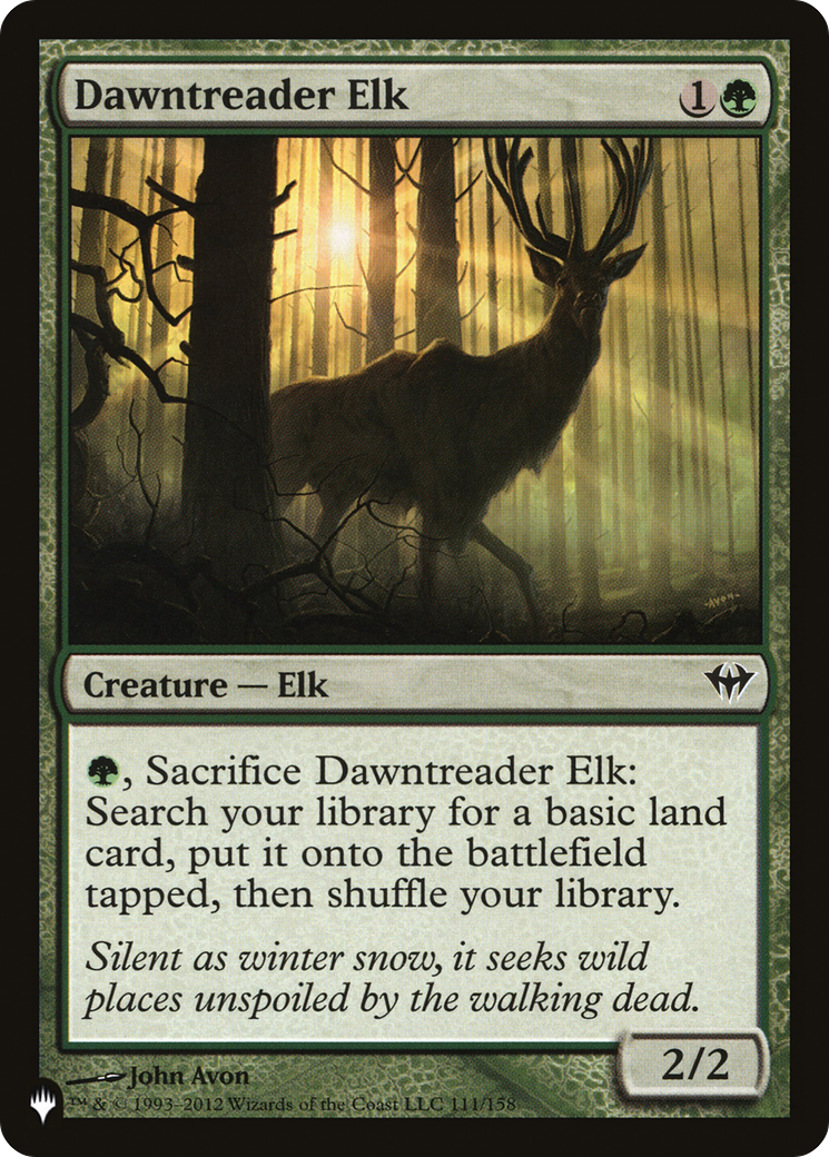 Dawntreader Elk (LIST-DKA-111) [The List]