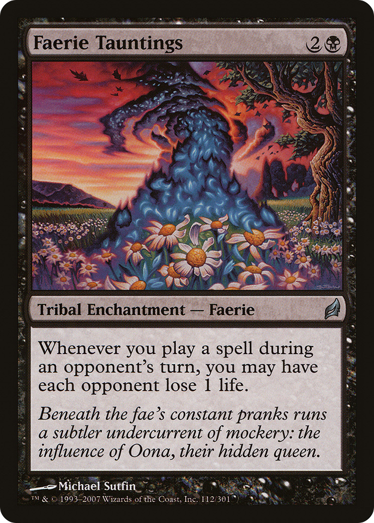 Faerie Tauntings (LRW-112) [Lorwyn] Foil