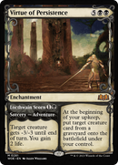 Virtue of Persistence // Locthwain Scorn (WOE-281) [Wilds of Eldraine]: (Showcase) Foil