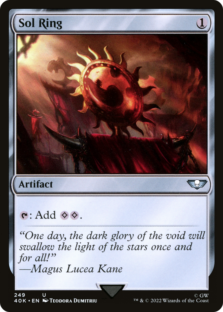 Sol Ring (40K-249) [Warhammer 40,000 Commander]