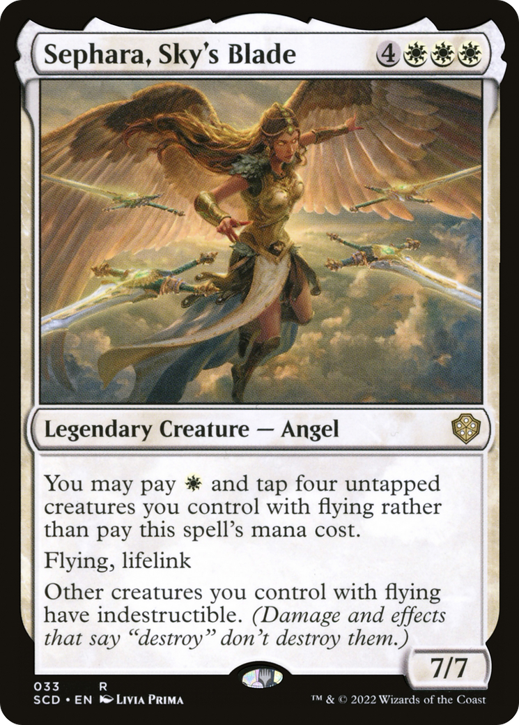 Sephara, Sky's Blade (SCD-033) [Starter Commander Decks]
