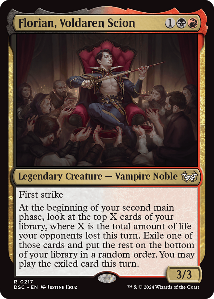 Florian, Voldaren Scion (DSC-217) [Duskmourn: House of Horror Commander]