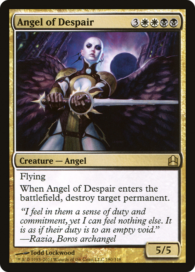 Angel of Despair (CMD-180) [Commander 2011]