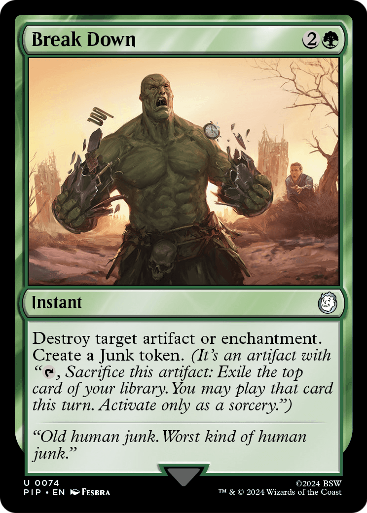 Break Down (PIP-074) [Fallout] Foil