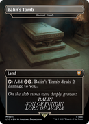 Balin's Tomb - Ancient Tomb (Surge Foil) (LTC-387) [Tales of Middle-earth Commander] / Balin's Tomb (Borderless) Foil