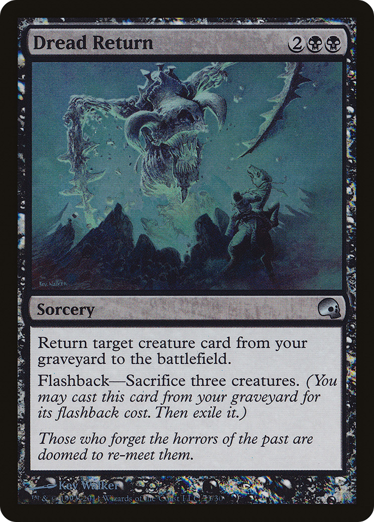 Dread Return (GRV-023) [Premium Deck Series: Graveborn] Foil