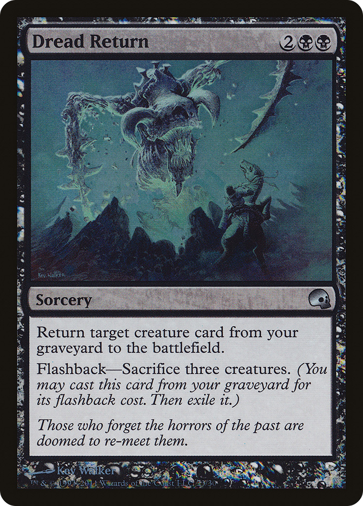 Dread Return (GRV-023) [Premium Deck Series: Graveborn] Foil
