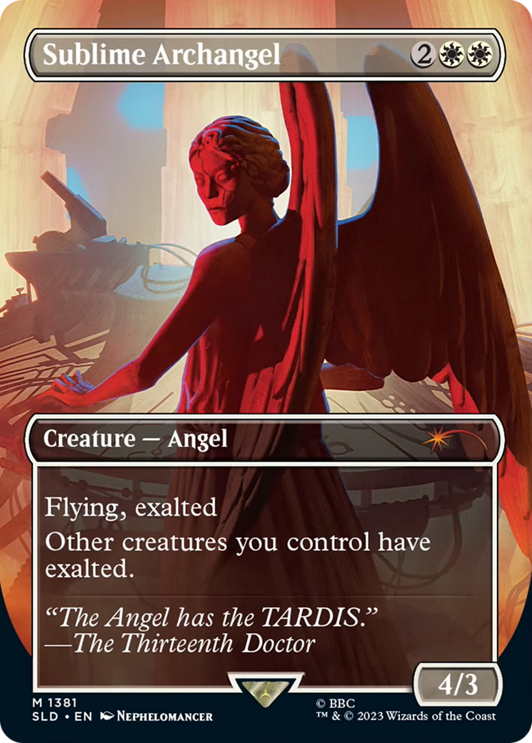 Sublime Archangel (SLD-1381) [Secret Lair Drop] (Borderless) Foil