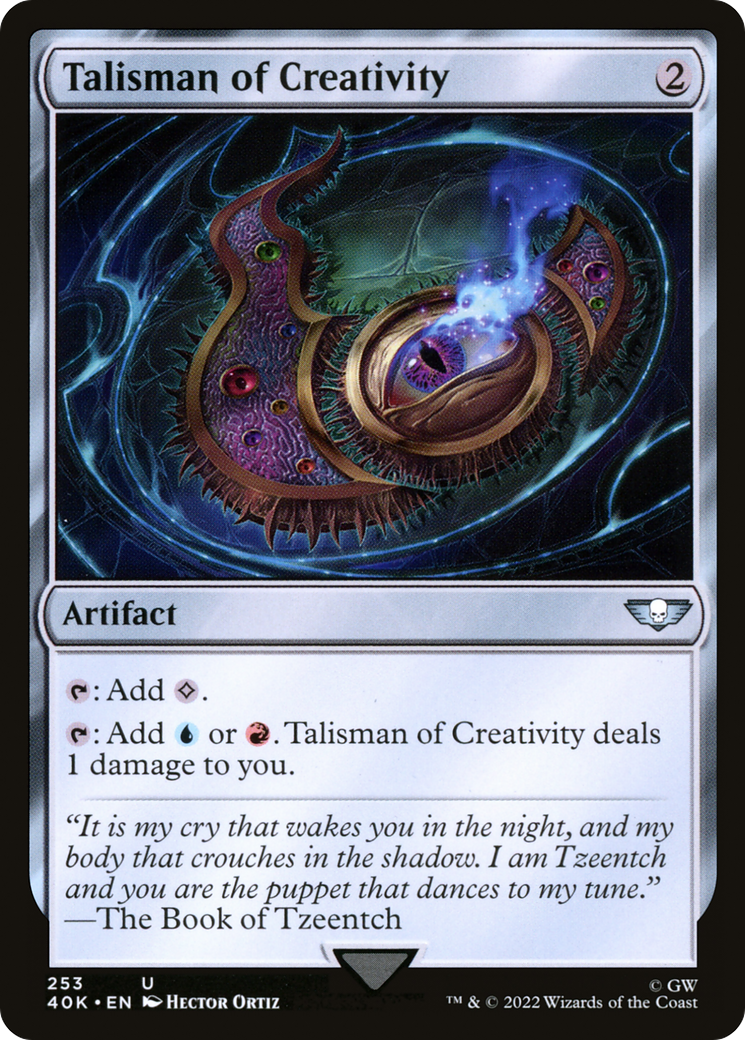 Talisman of Creativity (40K-253) [Warhammer 40,000 Commander]