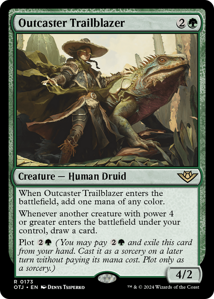 Outcaster Trailblazer (OTJ-173) [Outlaws of Thunder Junction]