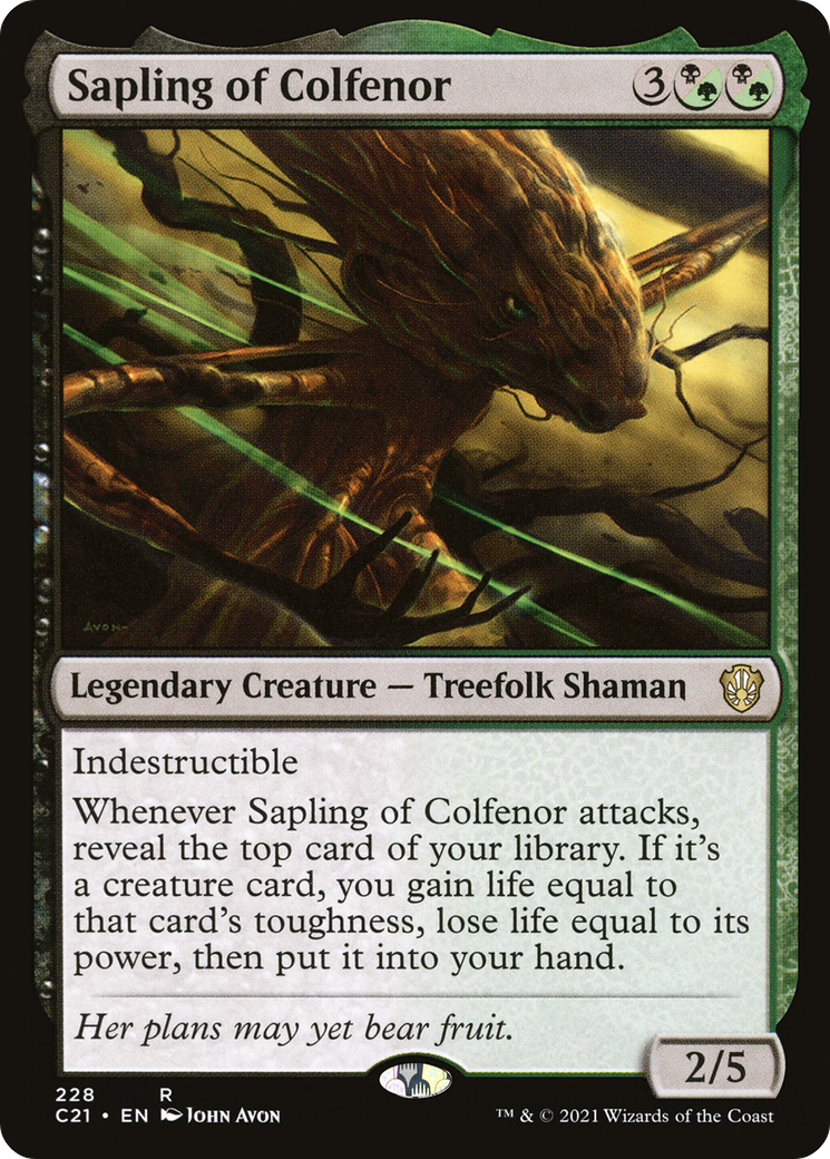 Sapling of Colfenor (C21-228) [Commander 2021]