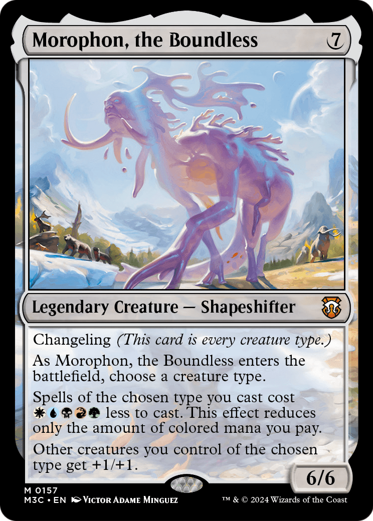Morophon, the Boundless (M3C-157) [Modern Horizons 3 Commander]