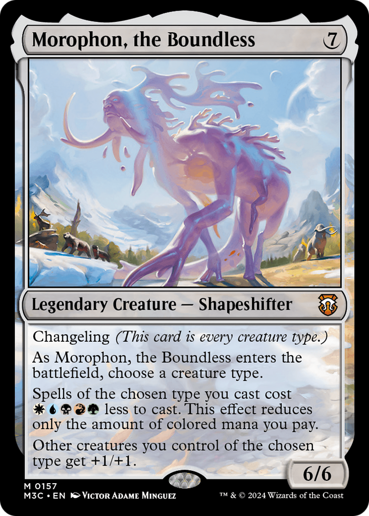 Morophon, the Boundless (M3C-157) [Modern Horizons 3 Commander] Foil