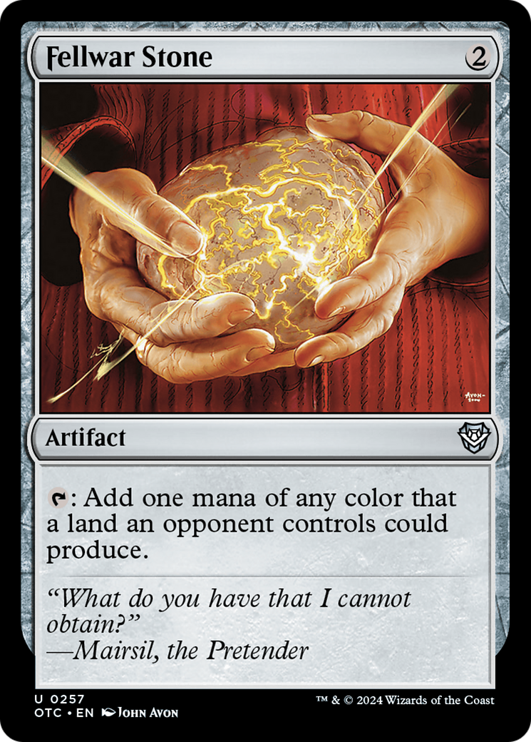 Fellwar Stone (OTC-257) [Outlaws of Thunder Junction Commander]