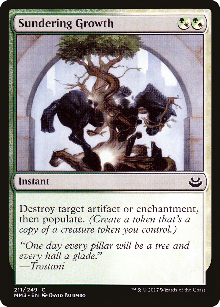 Sundering Growth (MM3-211) [Modern Masters 2017]