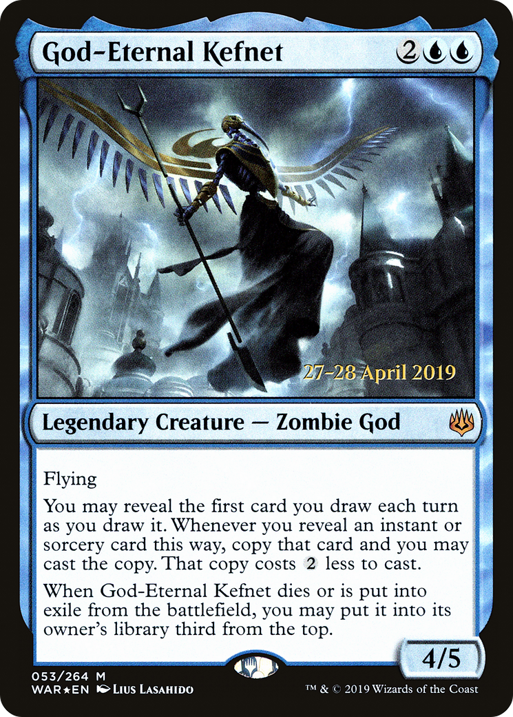 God-Eternal Kefnet (PRE-53S) [War of the Spark Promos] Foil
