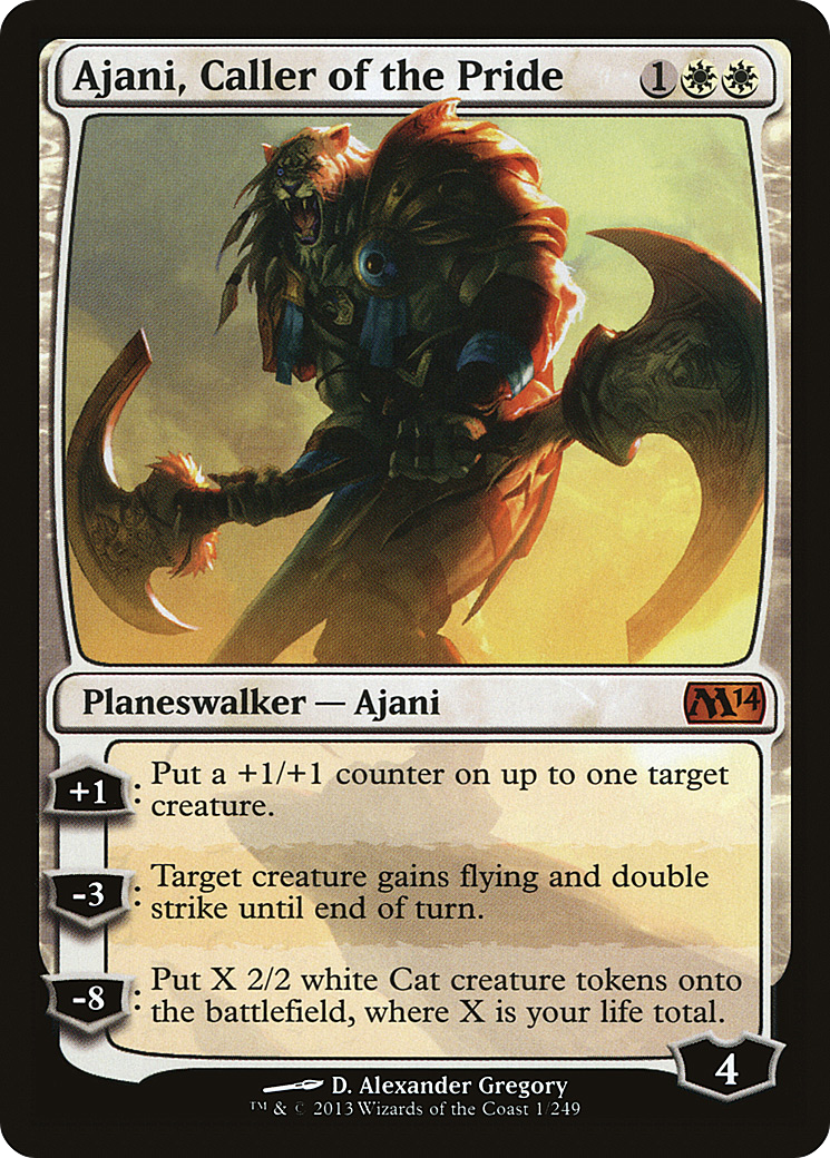 Ajani, Caller of the Pride (M14-001) [Magic 2014]