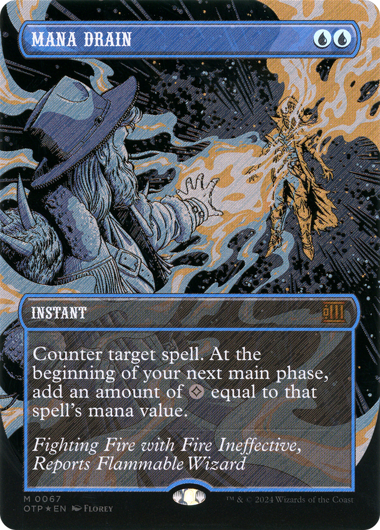 Mana Drain (OTP-067) [Breaking News] (Borderless) Foil