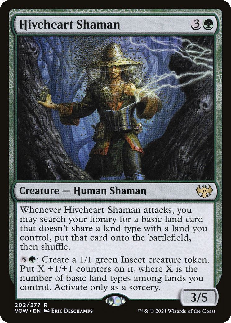 Hiveheart Shaman (VOW-202) [Innistrad: Crimson Vow] Foil
