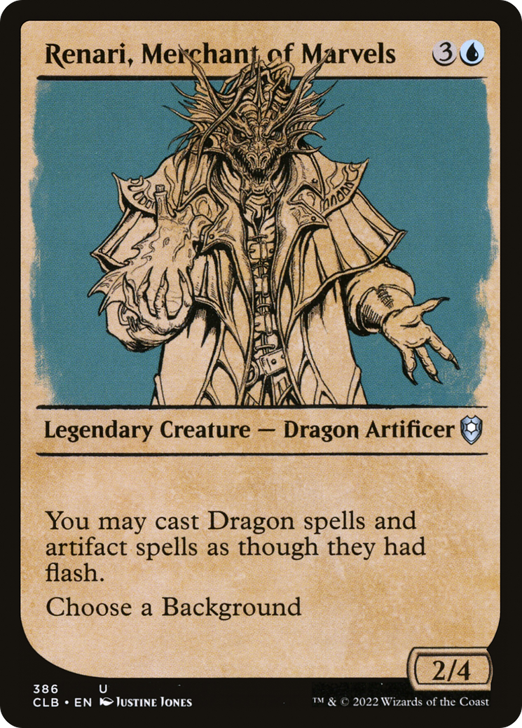 Renari, Merchant of Marvels (Showcase) (CLB-386) [Commander Legends: Battle for Baldur's Gate]
