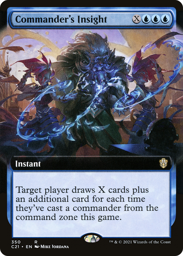 Commander's Insight (Extended Art) (C21-350) [Commander 2021]