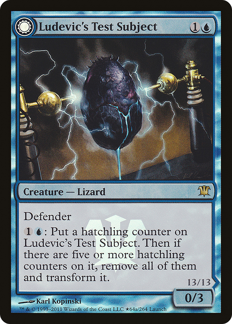 Ludevic's Test Subject (LARP-64★) [Innistrad Promos] Foil