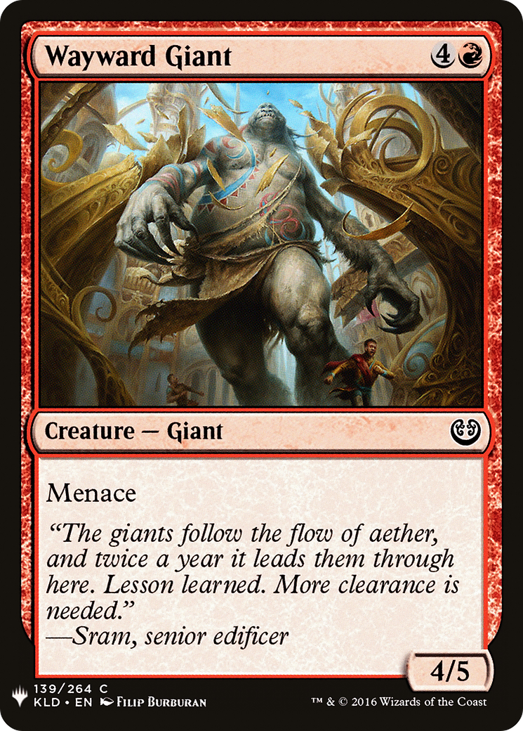 Wayward Giant (LIST-KLD-139) [The List]