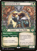 Lovestruck Beast // Heart's Desire (ELD-299) [Throne of Eldraine]: (Showcase) Foil