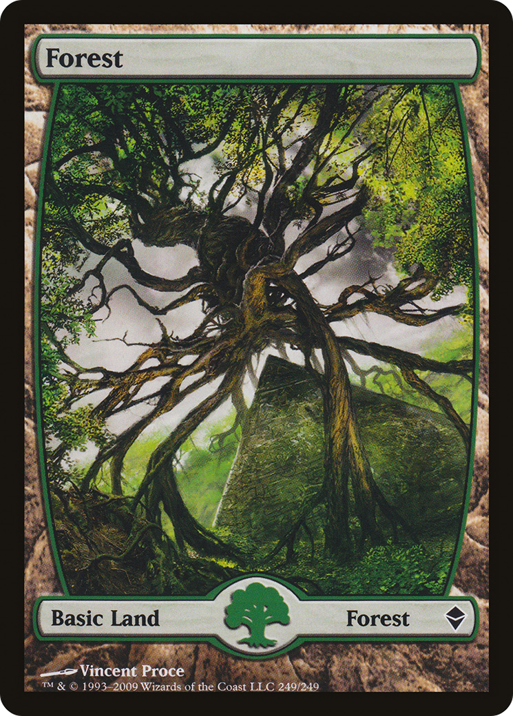 Forest (ZEN-249) [Zendikar] Foil