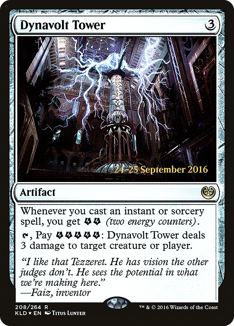 Dynavolt Tower (PRE-208S) [Kaladesh Promos] Foil