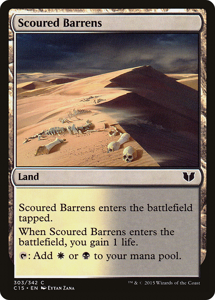 Scoured Barrens (C15-303) [Commander 2015]